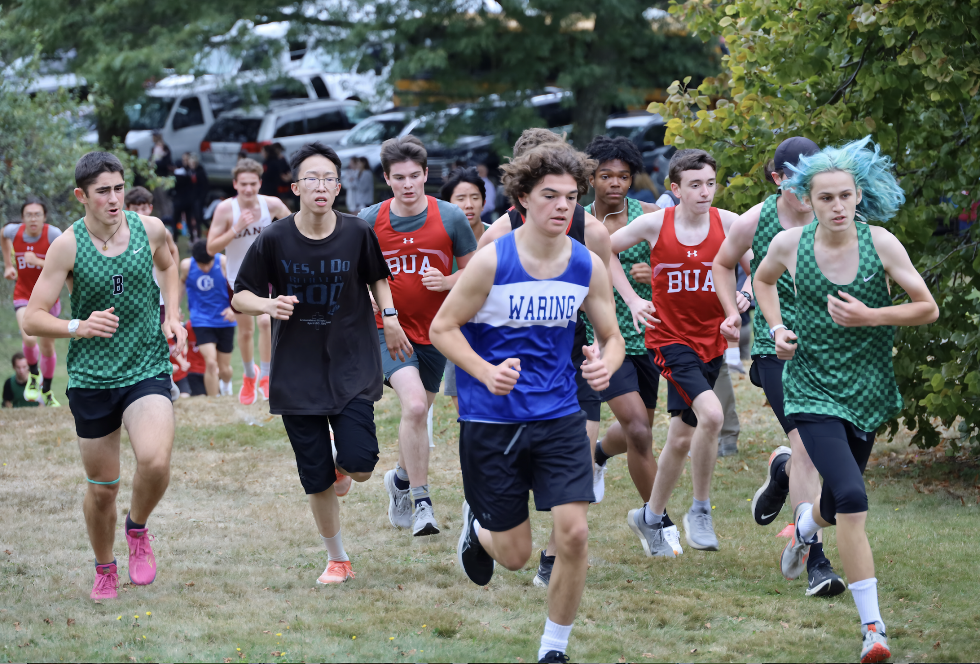 Photos: V. Cross Country Boys Win Third Consecutive Race